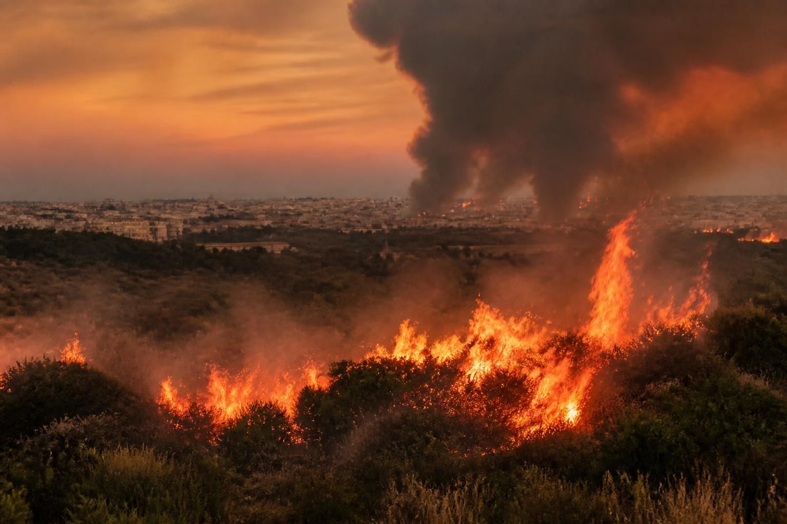 un incendie majeur s'est déclaré entre bessan et vias, générant une épaisse fumée visible depuis le centre d'agde. suivez les dernières informations et consignes de sécurité.