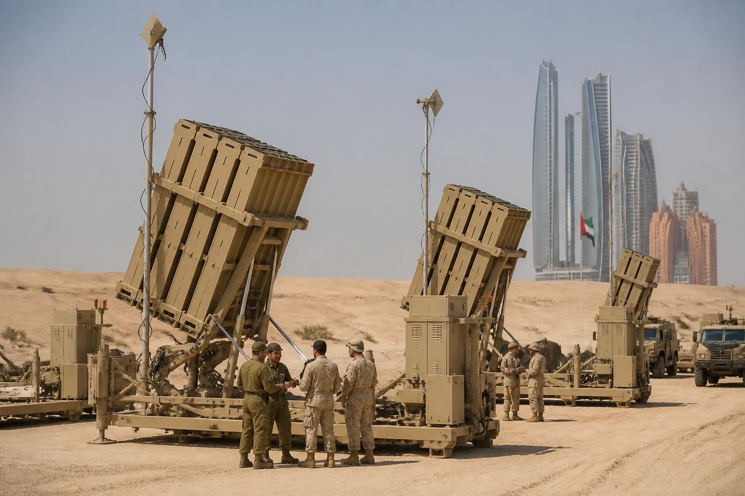 israël annonce le déploiement du système de défense antimissile dôme de fer aux émirats, renforçant la sécurité régionale et la coopération militaire entre les deux pays.