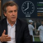 josé morgado critique la programmation de wimbledon, estimant que le match djokovic-tsitsipas prévu vers 20h est trop tardif, surtout que sinner aura déjà terminé son match en trois sets.