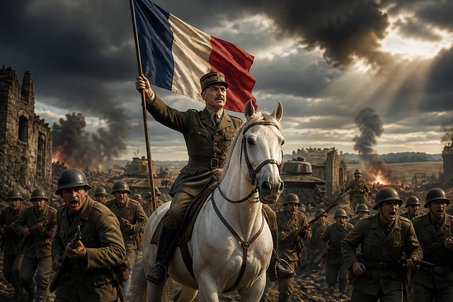 découvrez 'la bataille de gaulle', une épopée cinématographique triomphante qui explore la vie et le combat du général de gaulle. une immersion historique captivante sur yahoo actualités.