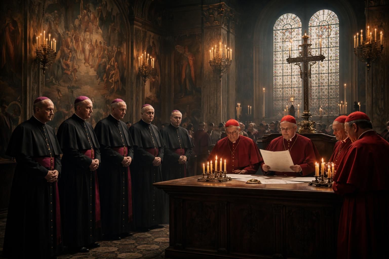 le vatican annonce officiellement l'excommunication et le schisme des six évêques traditionalistes de la fraternité saint-pie x, marquant une rupture majeure au sein de l'église catholique.