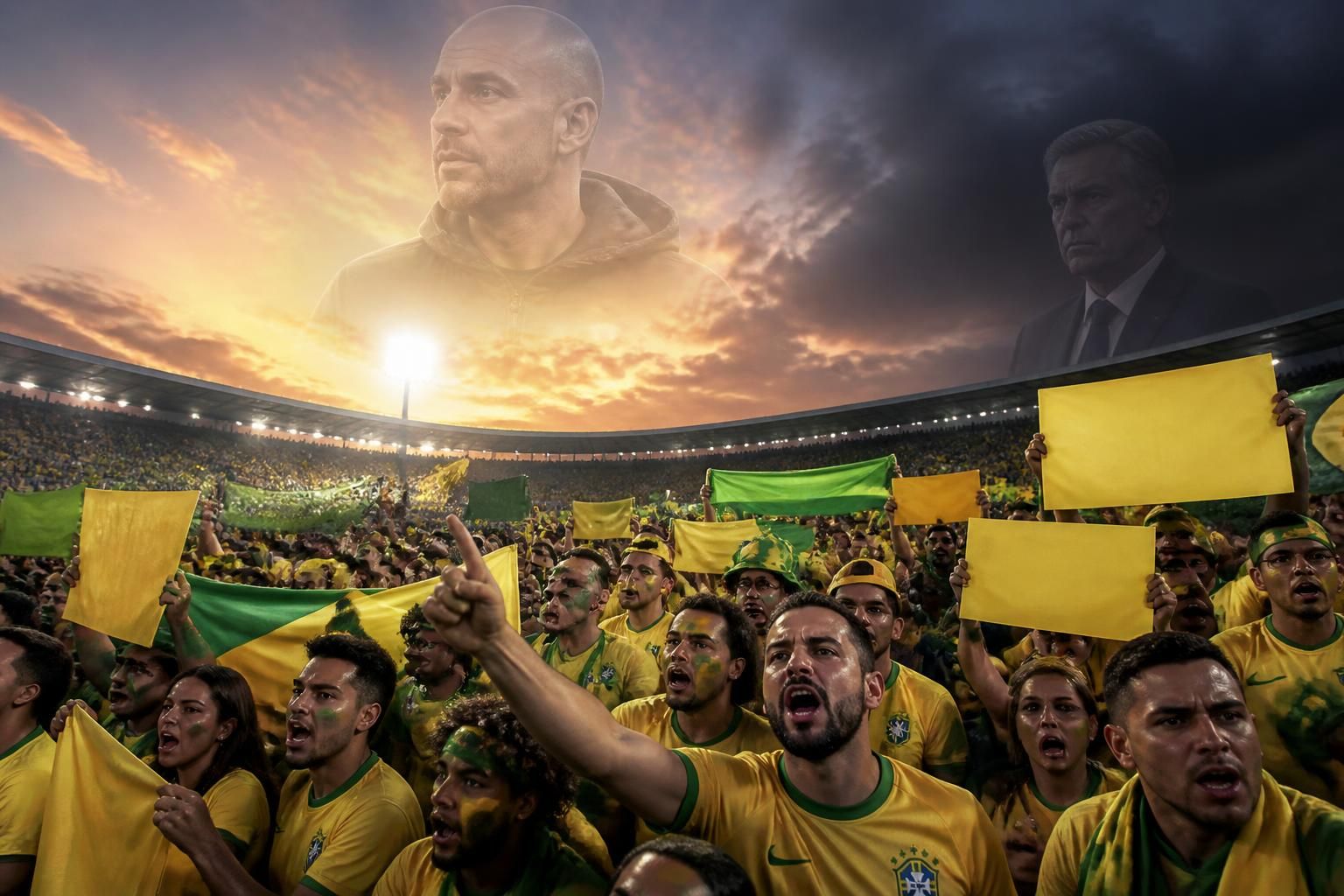 les supporters brésiliens réclament le départ d'ancelotti et souhaitent vivement la nomination de guardiola comme nouvel entraîneur de l'équipe nationale.