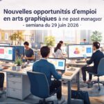découvrez les nouvelles opportunités d'emploi en arts graphiques à ne pas manquer pour la semaine du 29 juin 2026. postes créatifs et innovants vous attendent pour booster votre carrière.