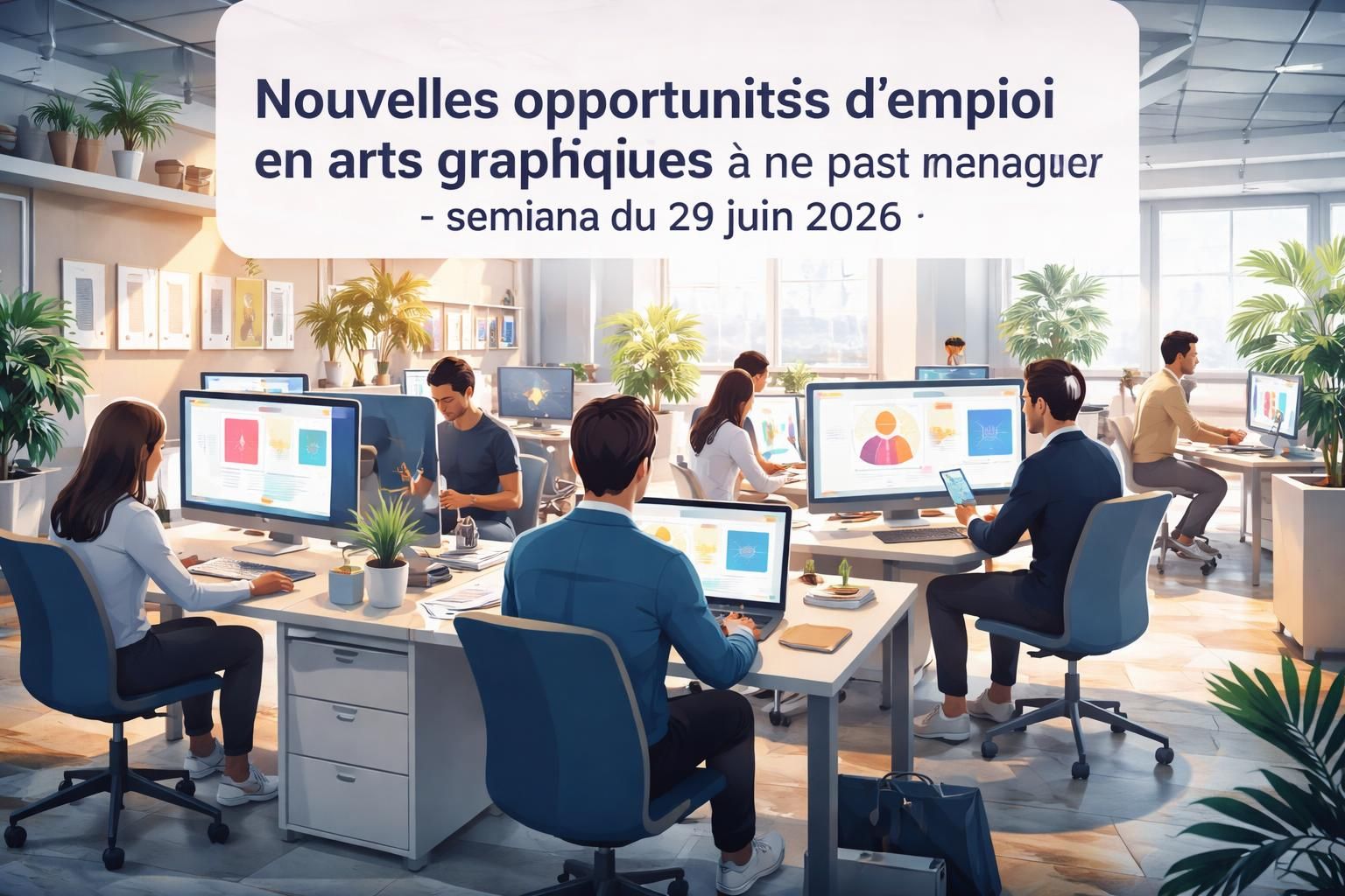 découvrez les nouvelles opportunités d'emploi en arts graphiques à ne pas manquer pour la semaine du 29 juin 2026. postes créatifs et innovants vous attendent pour booster votre carrière.