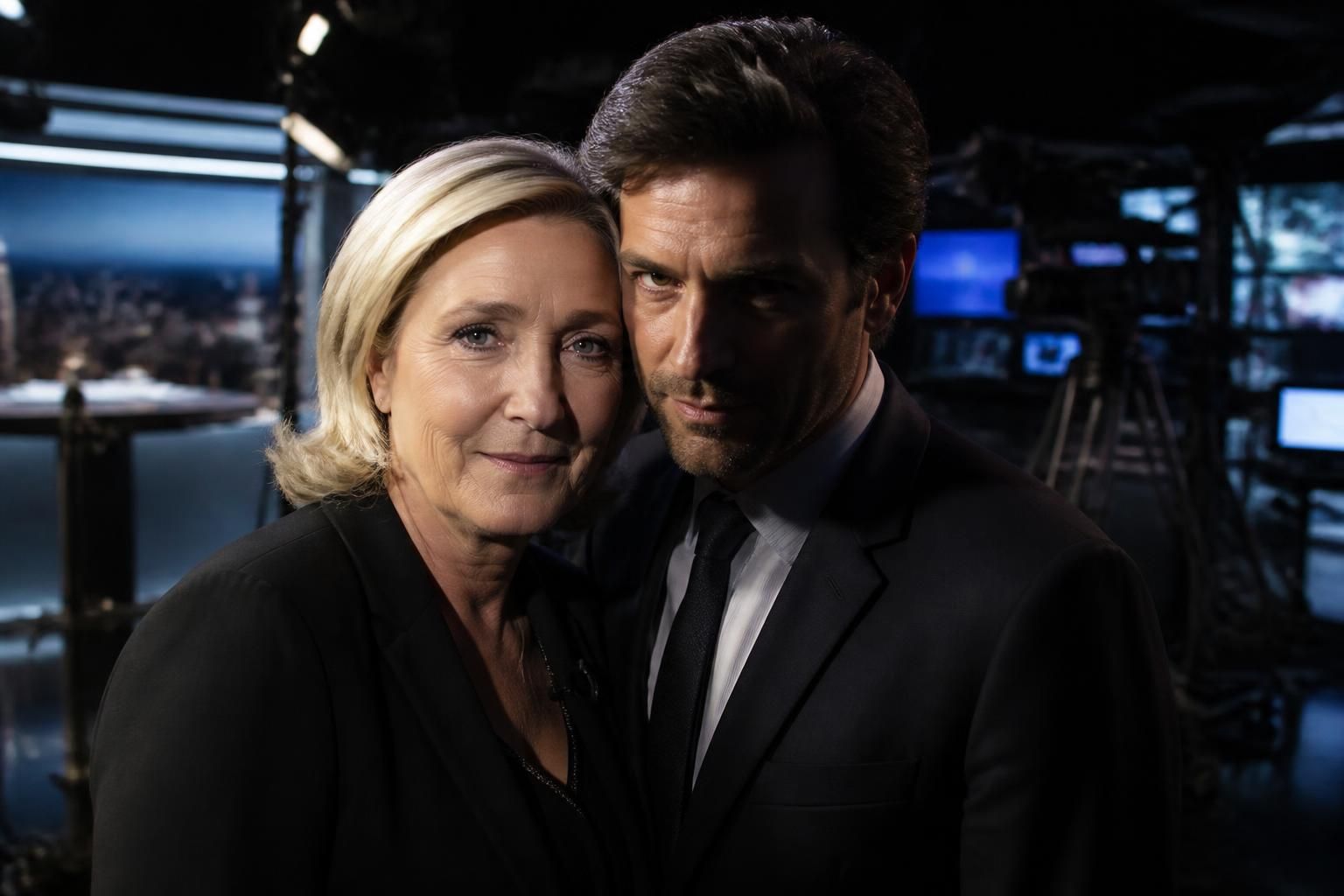 découvrez en exclusivité l'homme mystérieux qui a conquis le cœur de marine le pen, révélé en coulisses du jt de tf1.
