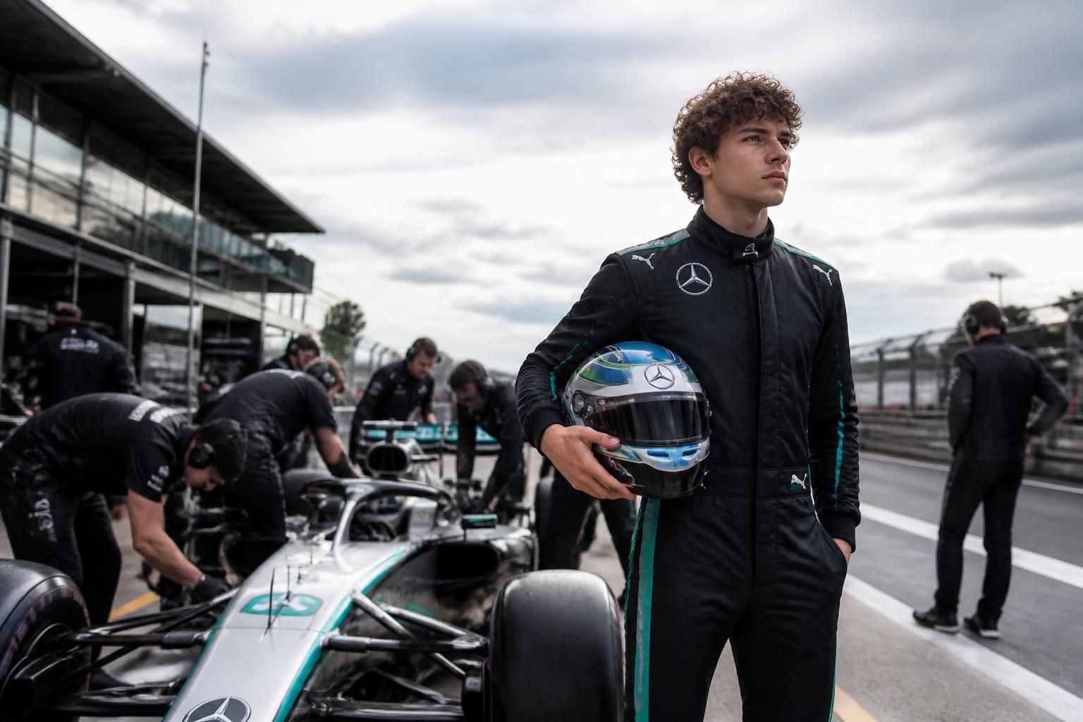 mercedes : antonelli prêt à se rattraper à silverstone pour renforcer sa position de leader et poursuivre sa domination.