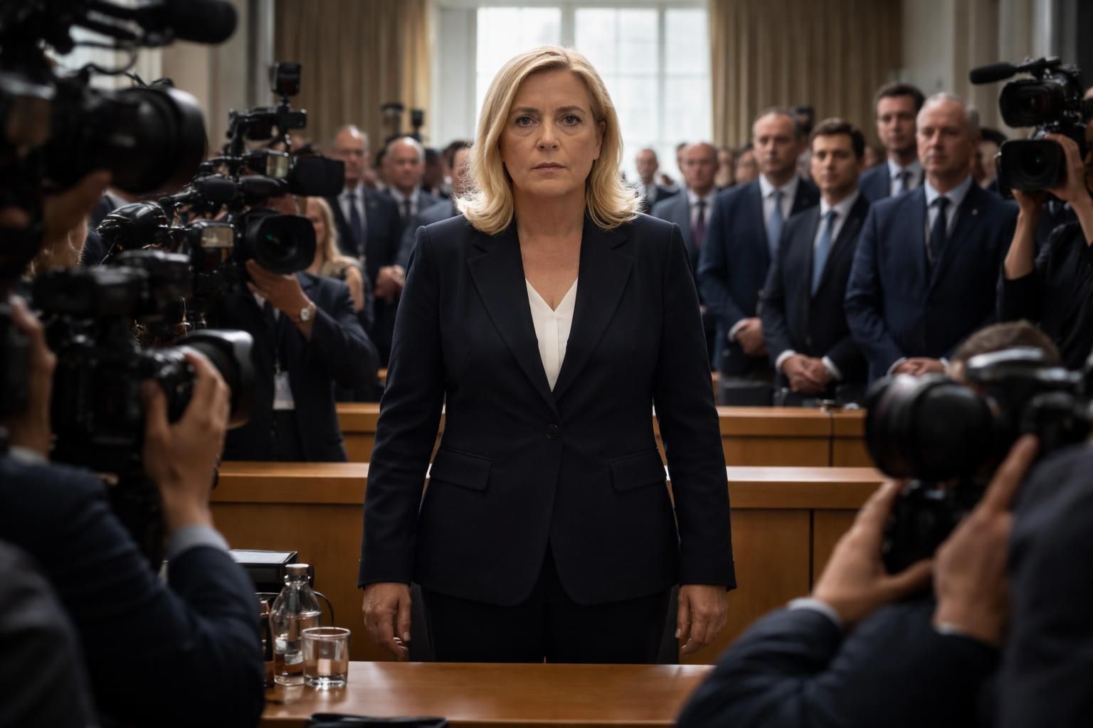 découvrez comment la presse internationale suit de près la condamnation de marine le pen, évoquant des comparaisons avec jeanne d’arc et un suspense à son comble.