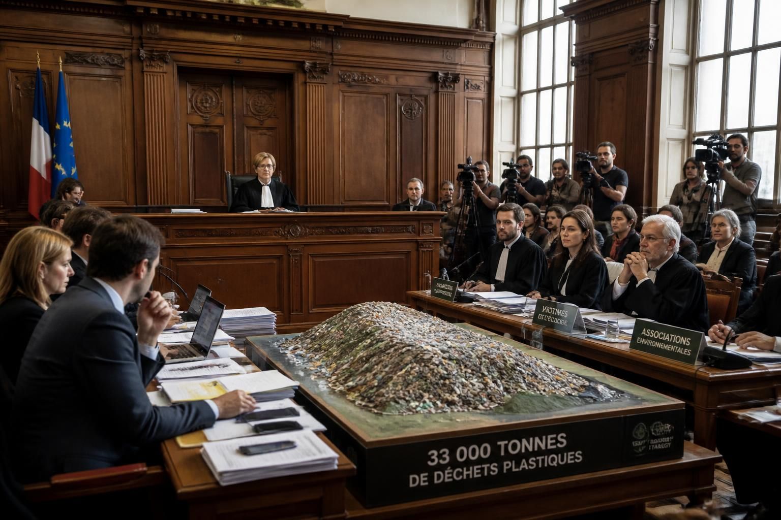 découvrez le premier procès d'écocide en france où une entreprise est jugée pour avoir abandonné 33 000 tonnes de déchets plastiques, mettant en lumière les enjeux environnementaux et juridiques majeurs.