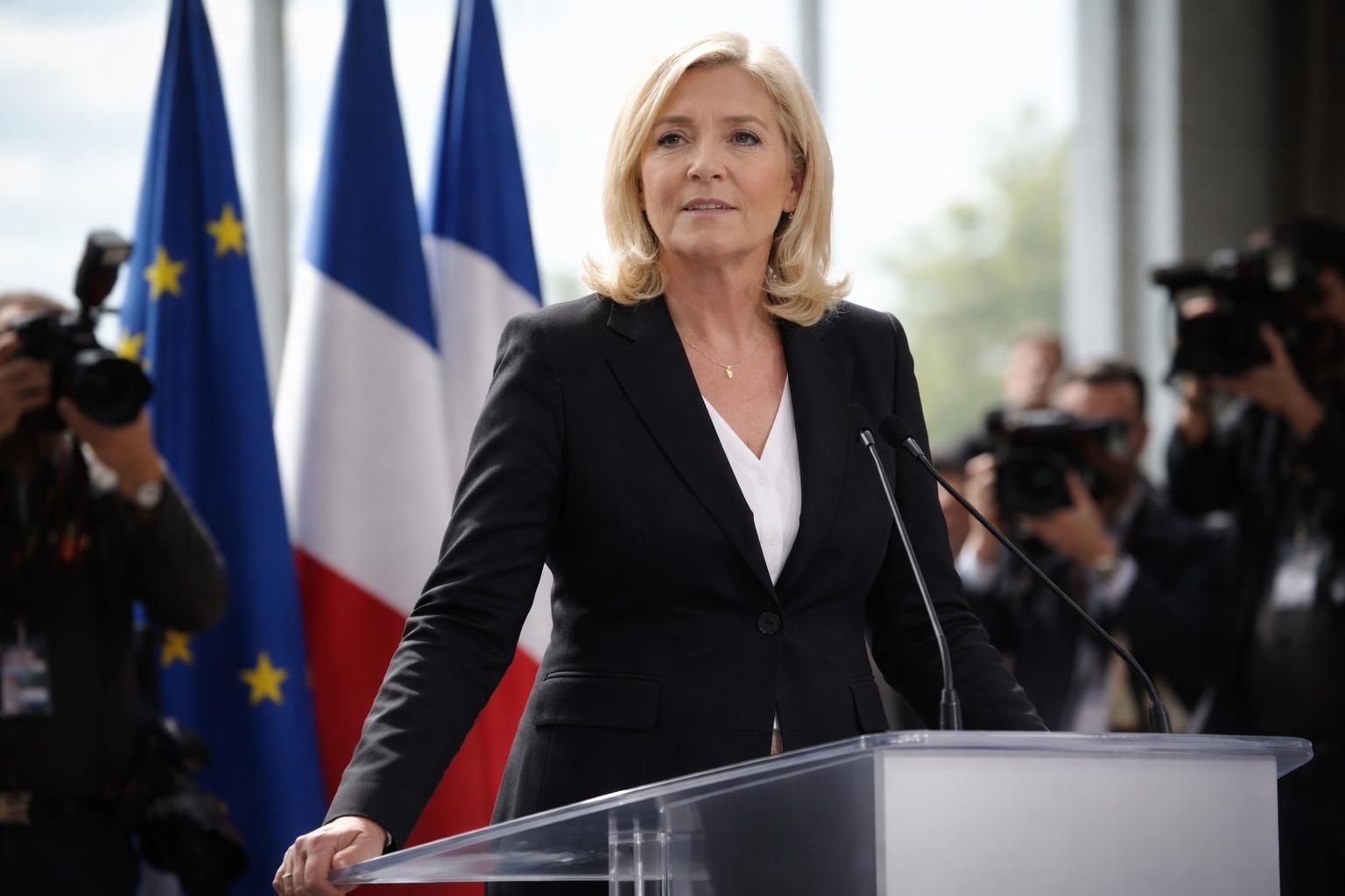 marine le pen confirme sa candidature à l'élection présidentielle 2027 suite à un retournement judiciaire inattendu, promettant une campagne sous haute tension.