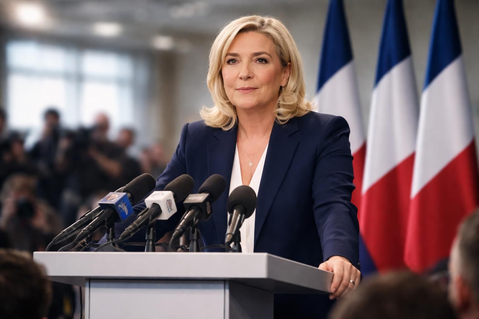 découvrez les détails du lancement de campagne présidentielle 2027 de marine le pen, confirmée en direct par la procureure générale de paris, précisant qu'elle commencera « sans bracelet ».