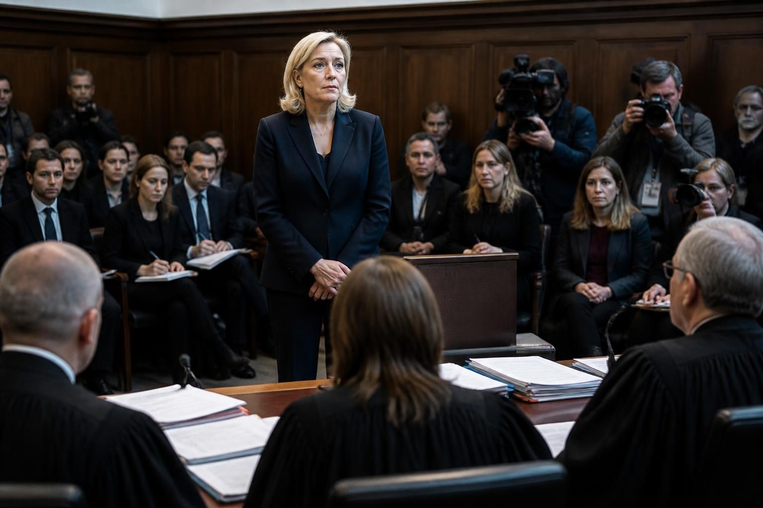découvrez les détails du procès de marine le pen et sa condamnation à 15 mois d'inéligibilité ferme, tout en explorant comment sa candidature reste néanmoins possible selon la libre.be.