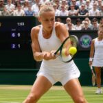 revivez la victoire rapide de kostyuk face à paolini en deux manches lors du tournoi de wimbledon féminin.