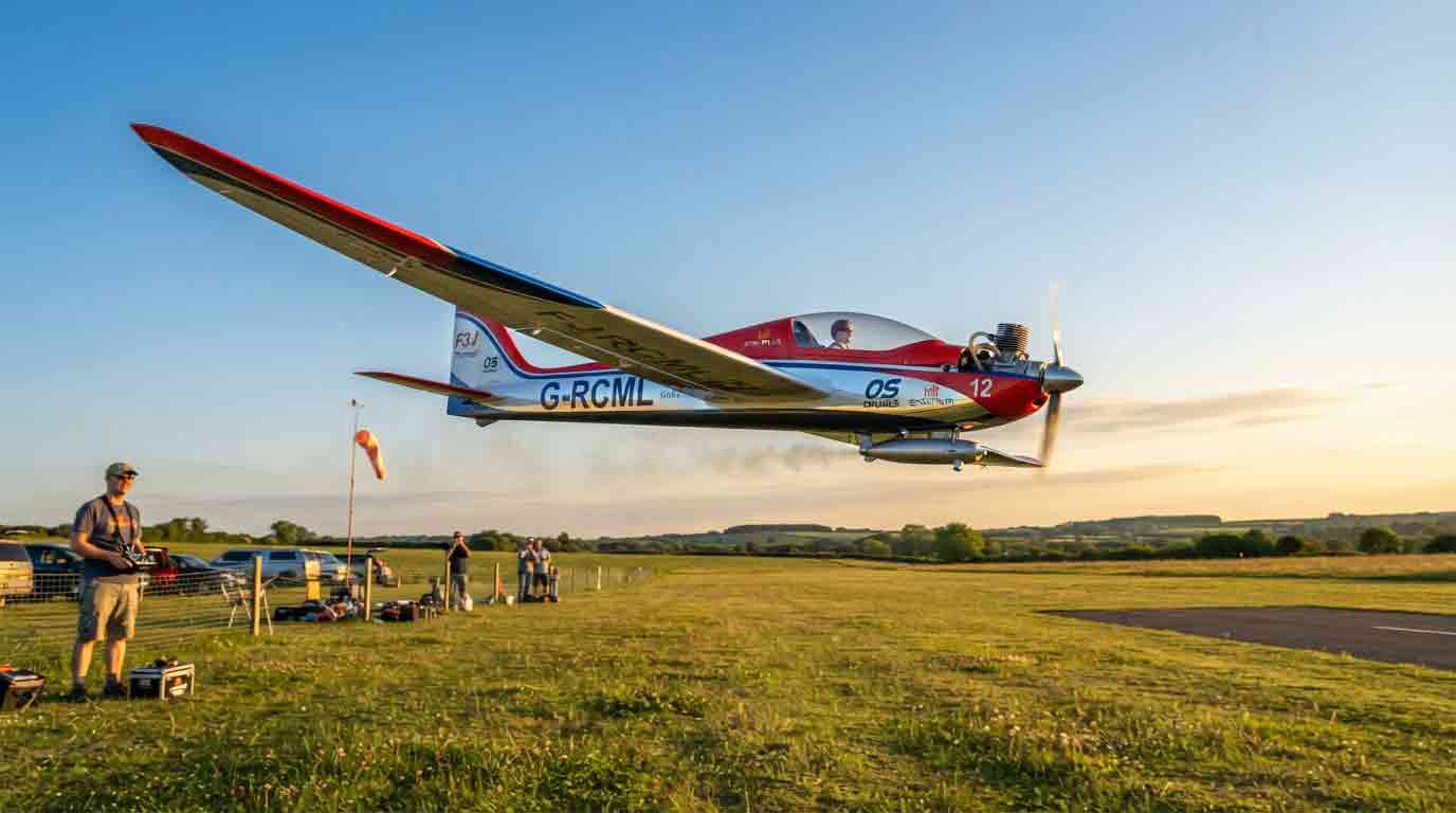 avion radiocommande thermique