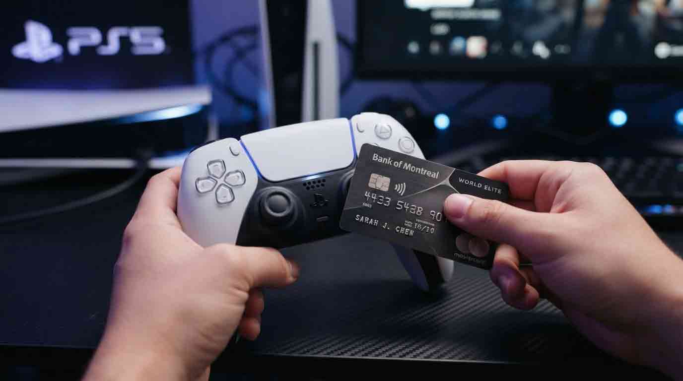 manette ps5 terminal paiement carte bancaire