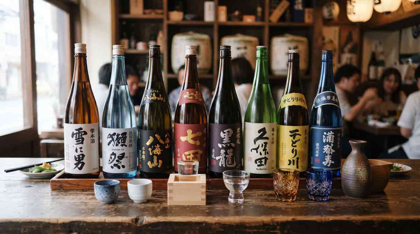 bouteilles de saké